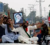supporters pti take part in a protest march lead by cm afridi on october 9 2026 photo reuters