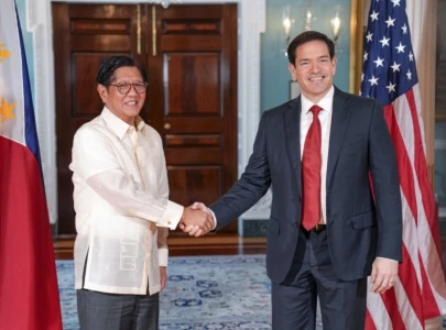 philippine president rubio discuss peace security in south china sea