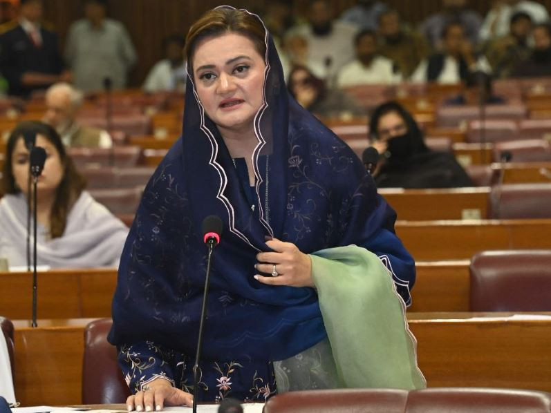 information minister marriyum aurangzeb tabled the pakistan electronic media regulatory authority amendment bill 2023 during the farewell session of the national assembly on august 9 2023 photo twitter naofpakistan