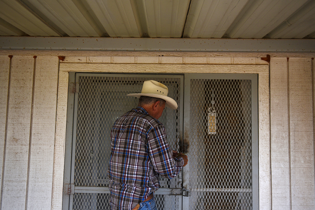Martin at his ranch. PHOTO: REUTERS