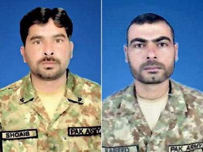 two soldiers martyred in k p anti terror operations two soldiers martyred in k p anti terror operations