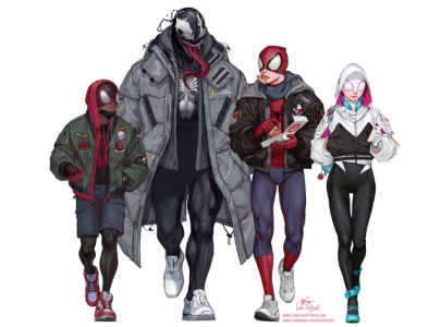 marvel announces inhyuk lee s street verse variants reimagining heroes in techwear style marvel announces inhyuk lee s street verse variants reimagining heroes in techwear style