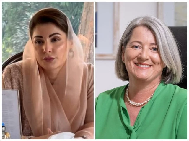 resident ambassador to pakistan mary o neill and chief minister maryam nawaz