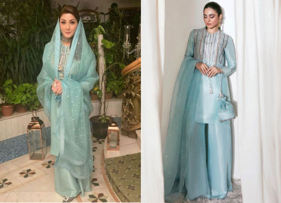 get the look maryam nawaz sharif pairs icy blue hussain rehar ensemble with trusted manolo blahniks get the look maryam nawaz sharif pairs icy blue hussain rehar ensemble with trusted manolo blahniks