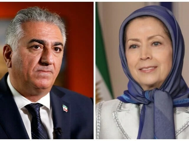 a combination photo of iranian opposition figures reza pahlavi and maryam rajavi photo reuters a combination photo of iranian opposition figures reza pahlavi and maryam rajavi photo reuters