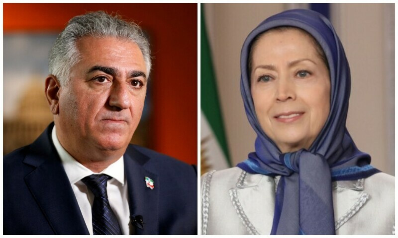 Maryam Rajavi and Reza Pahlavi