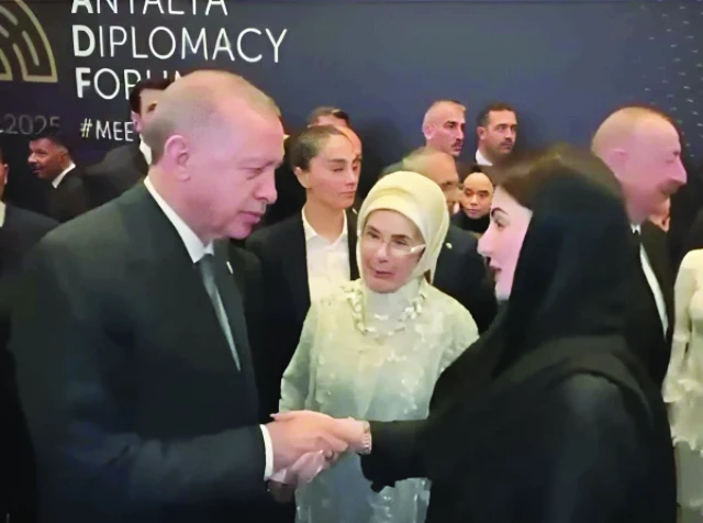 punjab chief minister maryam nawaz shakes hand with turkiye president recep tayyip erdogan in antalya photo screengrab punjab chief minister maryam nawaz shakes hand with turkiye president recep tayyip erdogan in antalya photo screengrab