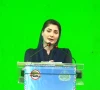 punjab chief minister maryam nawaz sharif addresses the inauguration ceremony of the metro green electric bus service in multan on thursday screengrab