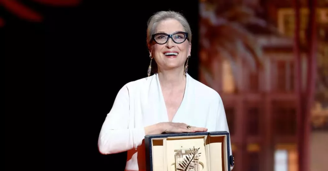 cannes 2024 meryl streep dances to mama mia as she gets palme d or award cannes 2024 meryl streep dances to mama mia as she gets palme d or award