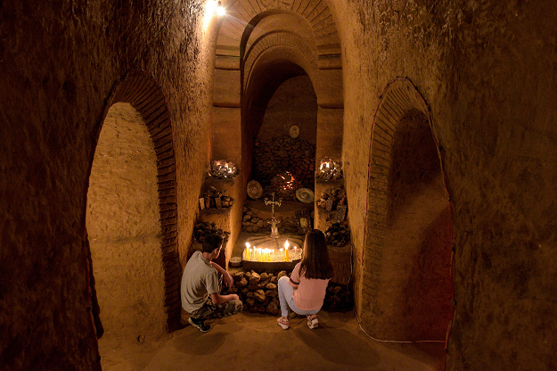 Master Levon's divine underground in the village of Arinj outside the capital Yerevan. PHOTO: AFP