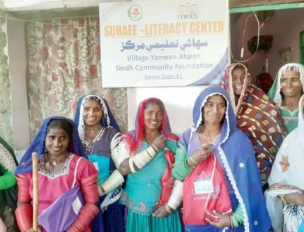 under the initiative known as the suhaee literacy centres 350 women cotton workers have been enrolled across the matiari district photo express file
