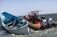 the mauritanian coast guard carrying out a rescue operation on april 23 2026 file photo afp