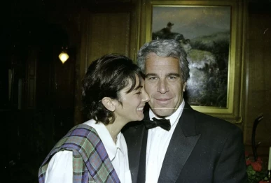 an undated photo shows jeffrey epstein and ghislaine maxwell the photo was entered into evidence by the us attorney s office on december 7 2021 during the trial of ghislaine maxwell the jeffrey epstein associate accused of sex trafficking in new york city photo reuters