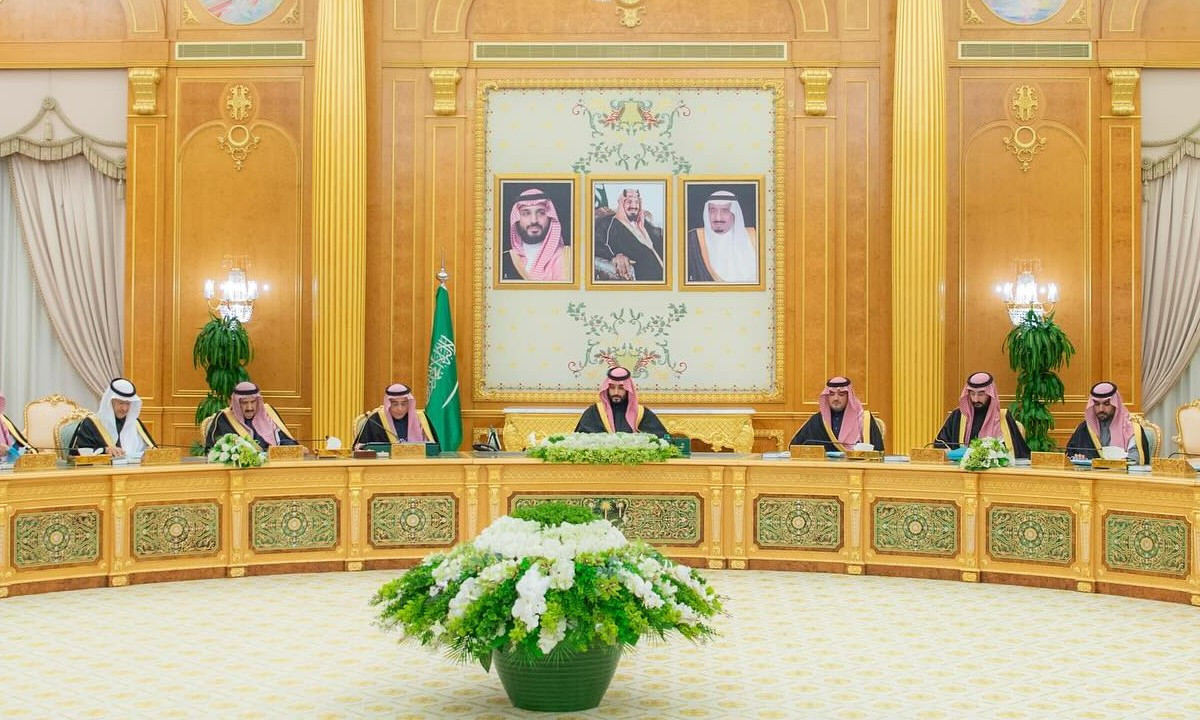 crown prince mohammed bin salman presides over the council of ministers session photo courtesy spa