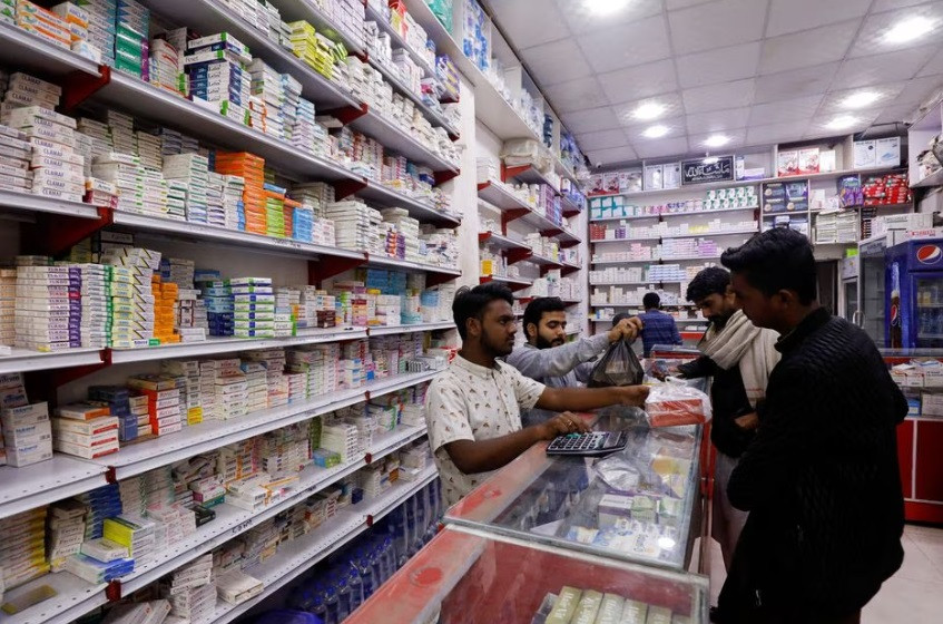 customers buy medicine from a medical supply store in karachi pakistan february 9 2023 reuters akhtar soomro