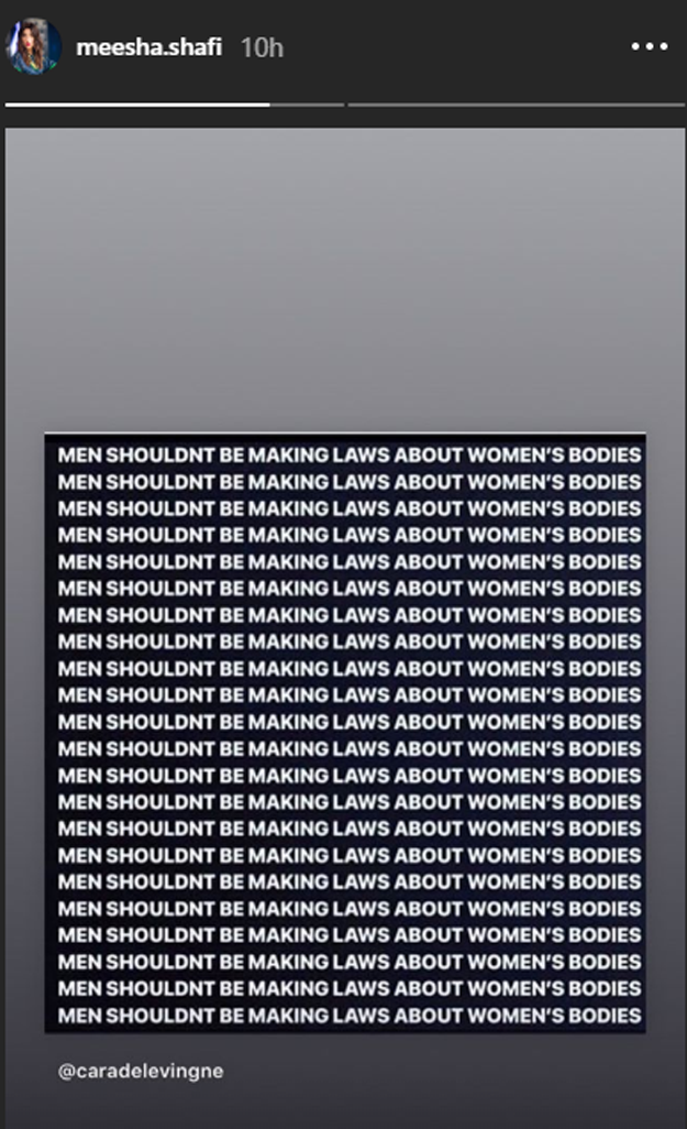 PHOTO: MEESHA SHAFI/INSTAGRAM