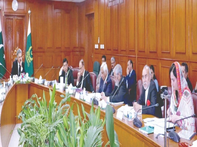 chief justice yahya afridi presides over a meeting of the law and justice commission of pakistan at the supreme court in islamabad photo app
