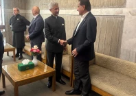 indian foreign minister subrahmanyan jaishankar met with pakistan s national assembly speaker sardar ayaz sadiq at the residence of former bangladeshi prime minister khaleda zia today december 31 2025 source national assembly secretariat