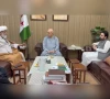 khyber pakhtunkhwa chief minister sohail afridi meets national assembly opposition leader mahmood khan achakzai and senate opposition leader allama raja nasir abbas in islamabad on saturday screengrab