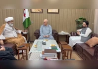 khyber pakhtunkhwa chief minister sohail afridi meets national assembly opposition leader mahmood khan achakzai and senate opposition leader allama raja nasir abbas in islamabad on saturday screengrab