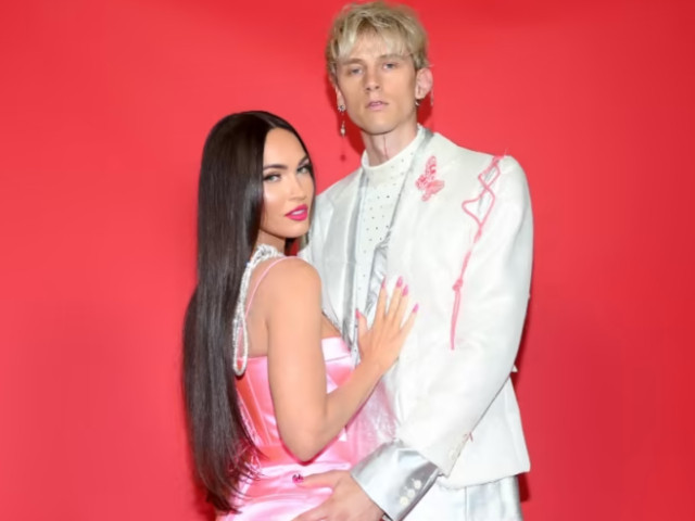 megan fox and machine gun kelly spotted at michael rubin s star studded white party