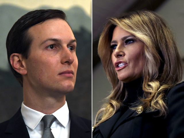 president trump s son in law jared kushner and wife melania file photos