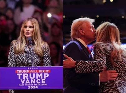 melania trump makes surprise campaign debut at donald trump s madison square garden rally