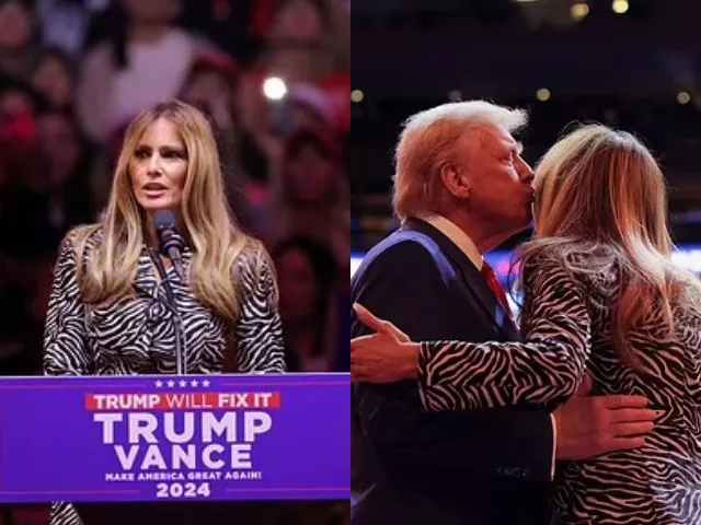 melania trump makes surprise campaign debut at donald trump s madison square garden rally melania trump makes surprise campaign debut at donald trump s madison square garden rally