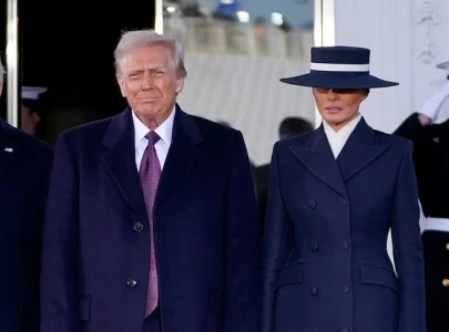 mystery of melania s hidden face at trump inauguration