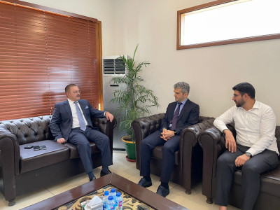 memon meets with turkish company director calls for foreign investment in transport