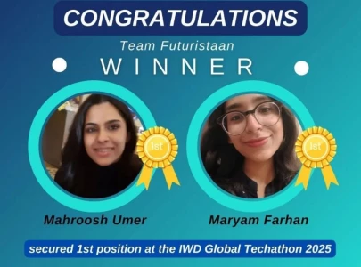 two pakistani girls win global techathon with ai solution for menopause support two pakistani girls win global techathon with ai solution for menopause support