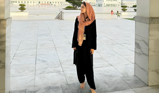 anyone can go to a gurdwara merub ali hits back at troll asking if she s converted