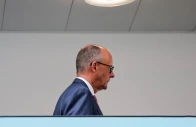 german chancellor and christian democratic union party leader friedrich merz arrives for a party board meeting after the state elections in berlin germany september 21 2026 photo reuters