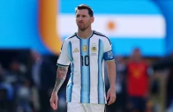 argentina s lionel messi during the match against spain on july 19 photo reuters