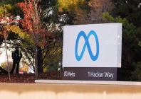 a security guard stands watch by the meta sign outside the headquarters of facebook parent company meta platforms inc in mountain view california us november 9 2022 photo reuters