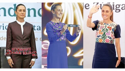 mexican president claudia sheinbaum s dress choices symbolise women s power photos afp mexican president claudia sheinbaum s dress choices symbolise women s power photos afp