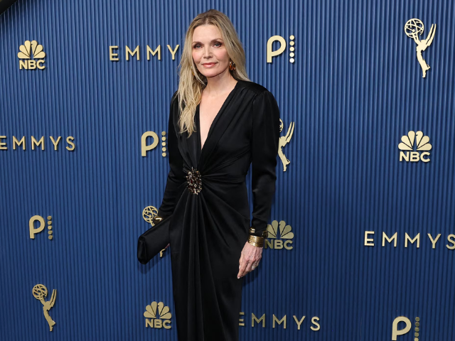 Michelle Pfeiffer at the Emmys. PHOTO: Reuters