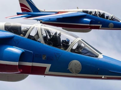 two french military jets collide midair during aerobatic rehearsal