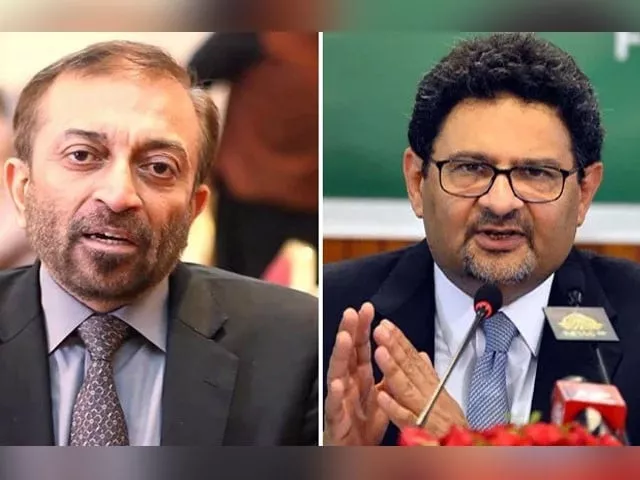 farooq sattar left miftah ismail right photo express news farooq sattar left miftah ismail right photo express news