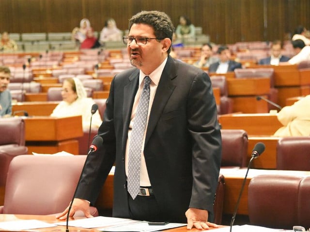 finance ministry chief miftah ismail addressing the national assembly session in islamabad on wednesday june 29 2022 photo twitter naofpakistan