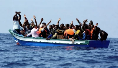 file image of migrant boat photo reuters