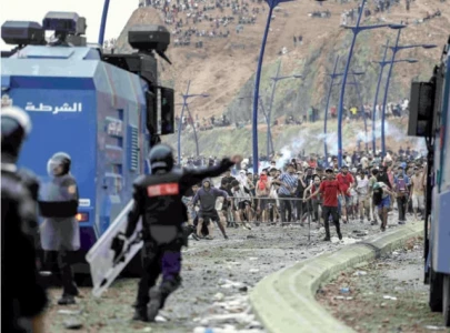 57 migrants die in mass crossing from morocco