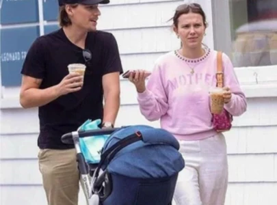millie bobby brown and jake bongiovi step out with baby girl after adoption news millie bobby brown and jake bongiovi step out with baby girl after adoption news