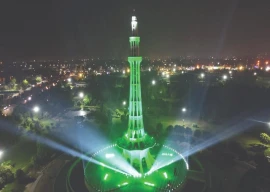 lahore dons green and white for 78th dawn of freedom