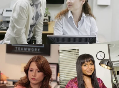 the office core four girls reunite to present comedy ensemble award