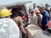 gas horror bodies of the coal miners killed in the methane gas explosion are being transported to quetta photo pp