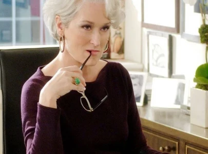 alexis stone stuns as devil wears prada s miranda priestly at balenciaga s paris fashion week show alexis stone stuns as devil wears prada s miranda priestly at balenciaga s paris fashion week show
