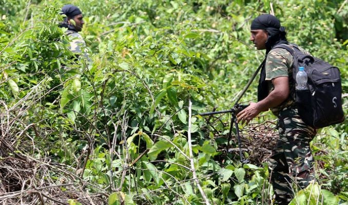 four maoist rebels one policeman killed in deadly forest clash in india