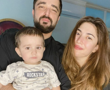 naimal khawar hamza ali abbasi celebrate son s first birthday naimal khawar hamza ali abbasi celebrate son s first birthday