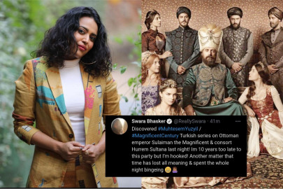 swara bhasker binge watches turkish tv show swara bhasker binge watches turkish tv show